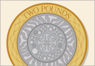 UK Coins Display Border