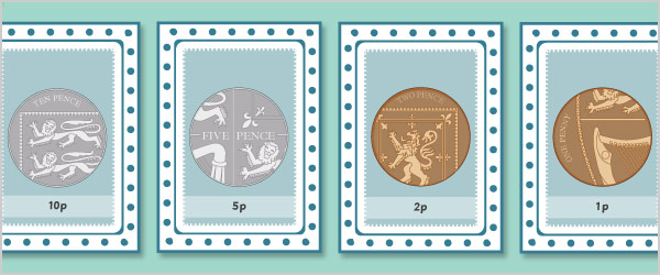 British Coin Snap Cards / Matching Pairs