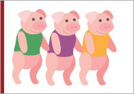 Three Little Pigs Editable Labels
