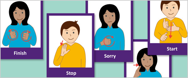 Early Learning Resources British Sign Language Flash Cards