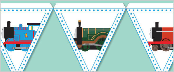 Train Bunting