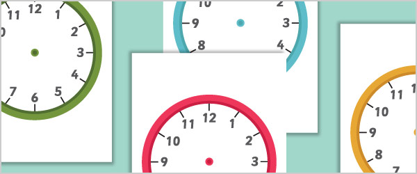 Blank Clock Templates