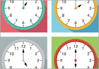 Clocks Editable Poster
