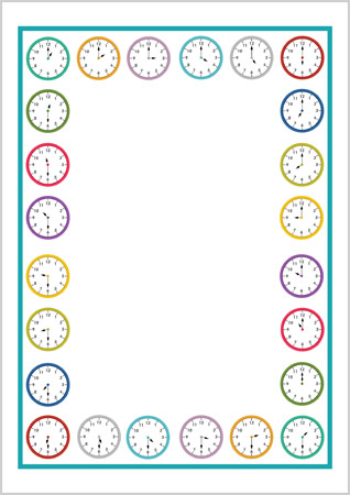 Clocks Notepaper