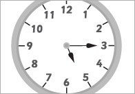 Telling The Time Flash Cards