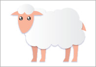 Estimating / Counting Sheep Flash Cards