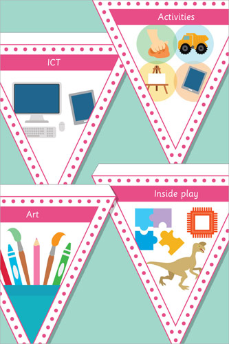 Visual Timetable Bunting