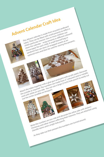 Advent Calendar Craft Idea
