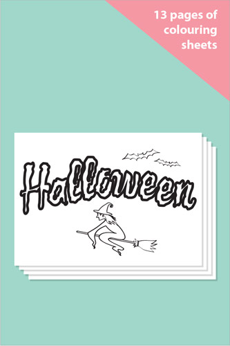 Halloween Colouring In Sheets - Mindfulness Resource