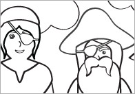 Pirate Colouring In Sheets – Mindfulness Resource