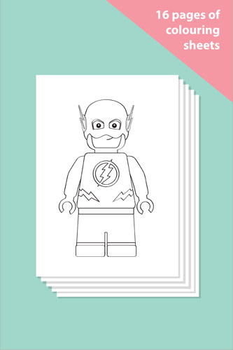 Superhero Colouring In Sheets - Mindfulness Resource