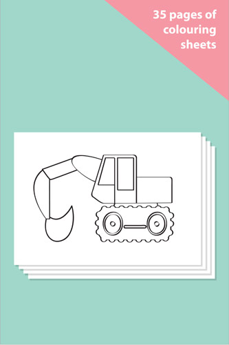 Vehicle Colouring In Sheets - Mindfulness Resource