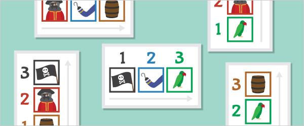 Pirate Colour Sequencing Game