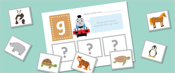Train Phonics Game