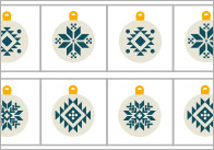 Christmas Bauble Sequence And Patterns Worksheets